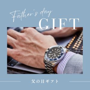父の日に腕時計をプレゼント:時を刻む特別な贈り物