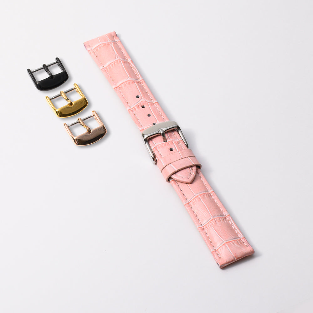 本牛革 ライトピンク 【18mm】 誕生日プレゼントの為にプレミアムギフトウォッチ