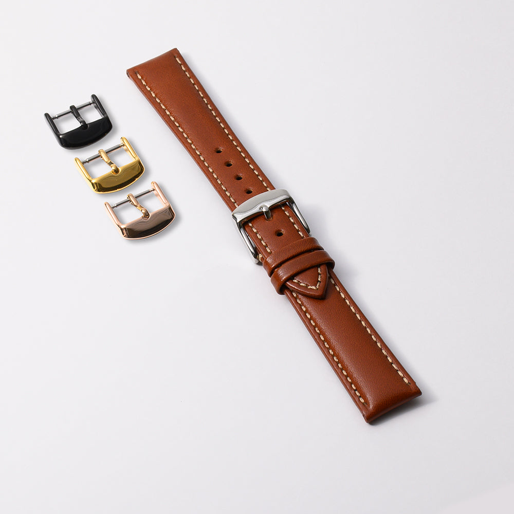 栃木レザー ブラウン 【18mm】 誕生日プレゼントの為にプレミアムギフトウォッチ