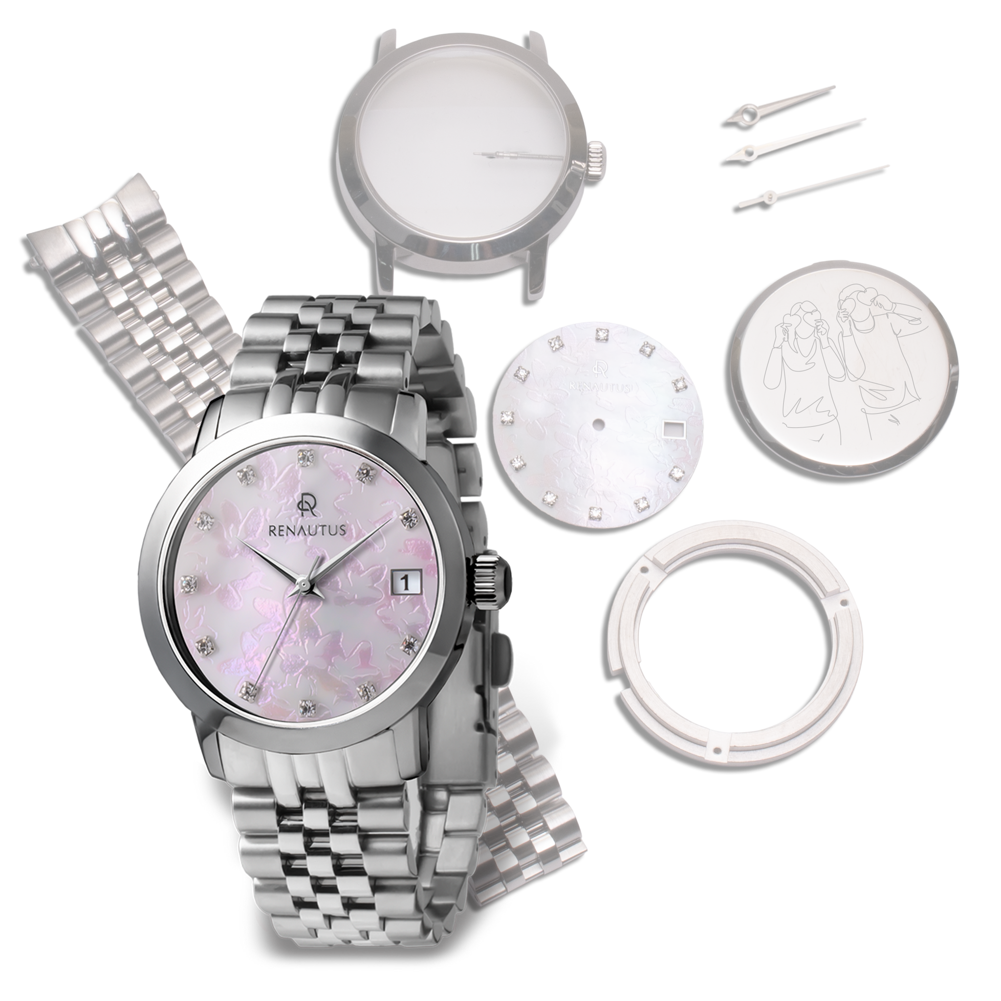 カスタムオーダー腕時計 クラシッククォーツ34 プレミアムギフトにお勧め