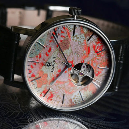 古都『奈良』の和と機械式腕時計を融合 『和　～mechanical watch～』