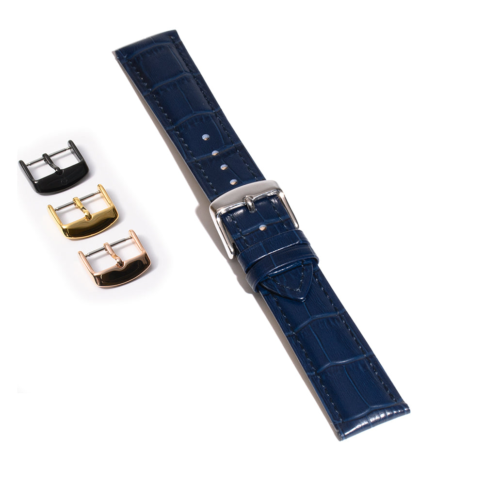 本牛革　ネイビー【18mm】