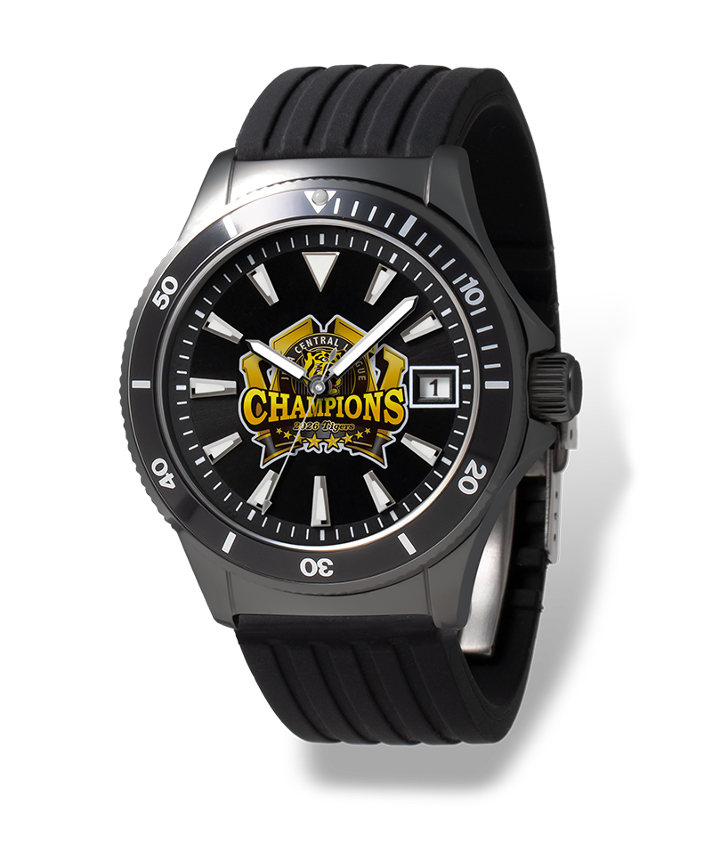 阪神タイガース JERA セ・リーグ 2026 優勝記念 20 気圧防水ダイバーズ３６mm 腕時計 ブラック