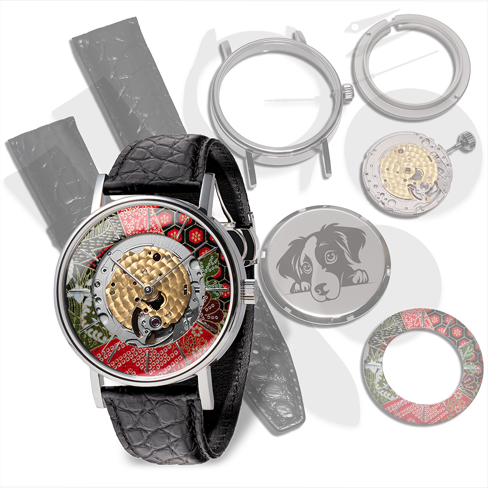 機械式カスタムオーダー腕時計　スタンダードオートマチック38 誕生日プレゼントの為にプレミアムギフトウォッチ