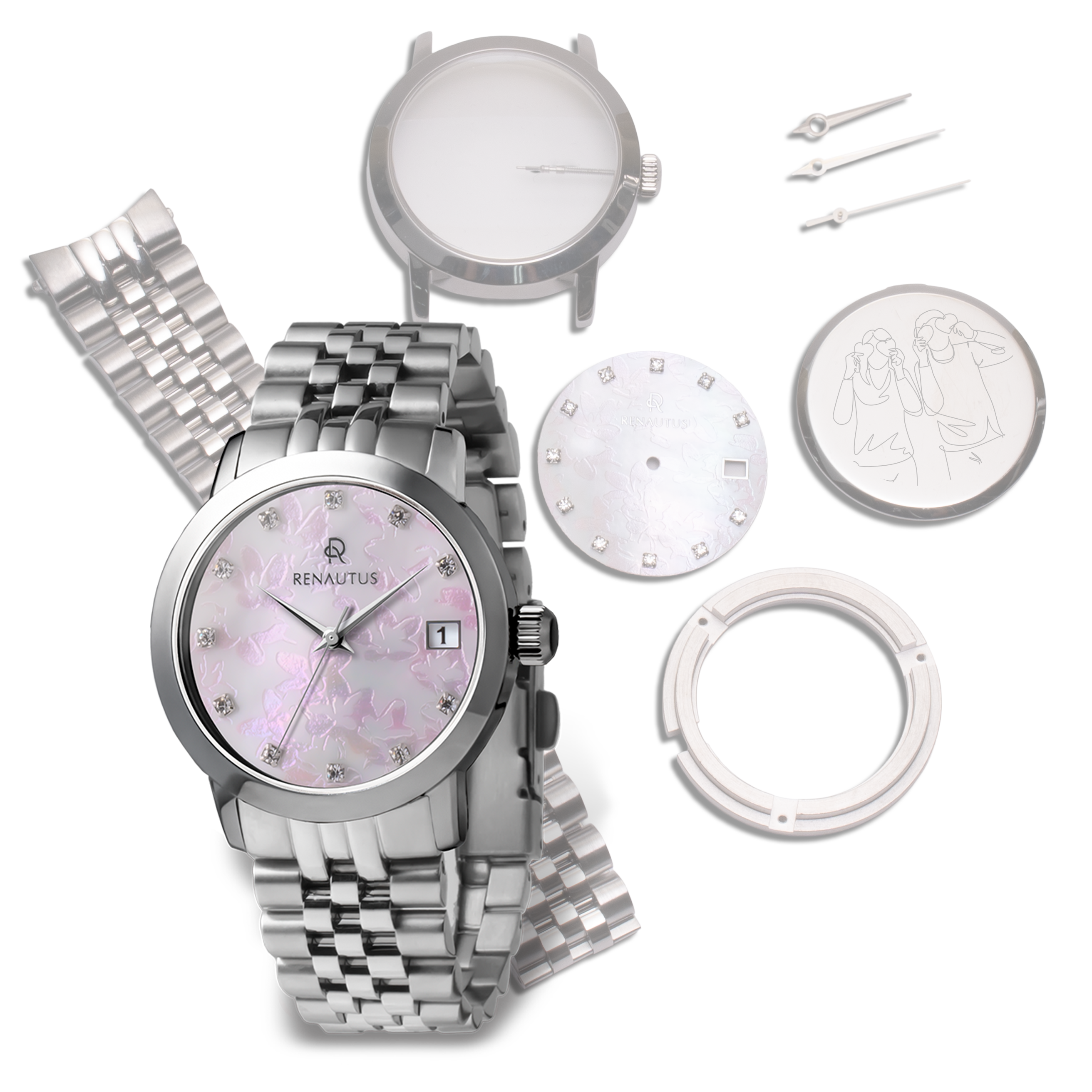 [カスタムオーダー腕時計　クラシッククォーツ34　プレミアムギフト]