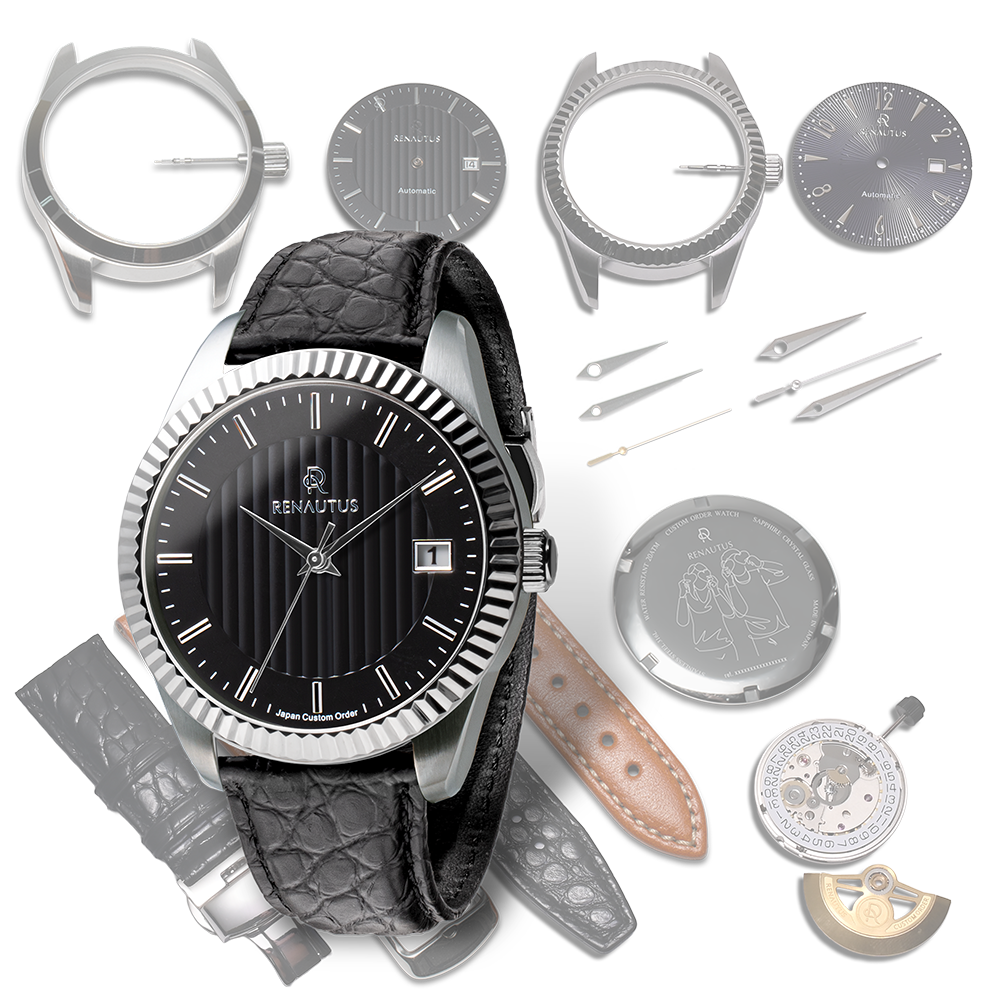 [カスタムオーダー腕時計　ルノータス クラシック40    クォーツ＆オートマチック ]